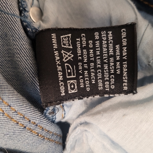 Wax Jeans Slim Boot Cut Jeans 90332 Medium Size 9 - Picture 10 of 11